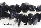 CCH41 35 inches blue sand stone chips gemstone beads wholesale