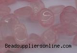 CCH611 15.5 inches 6*8mm - 10*14mm rose quartz chips gemstone beads