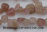 CCH621 15.5 inches 6*8mm - 10*14mm strawberry quartz chips beads