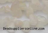 CCH624 15.5 inches 6*8mm - 10*14mm white moonstone chips beads