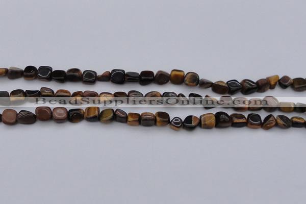 CCH670 15.5 inches 5*8mm - 6*10mm yellow tiger eye chips beads