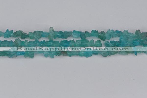 CCH703 15.5 inches 4*6mm - 6*8mm blue apatite chips beads