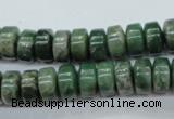 CCJ16 15.5 inches 6*10mm tyre natural African jade beads wholesale