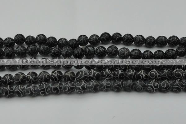 CCJ222 15.5 inches 8mm round China jade beads wholesale