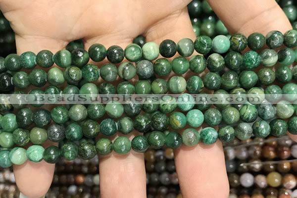 CCJ400 15.5 inches 4mm round west African jade beads wholesale