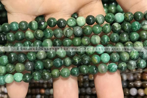 CCJ401 15.5 inches 6mm round west African jade beads wholesale