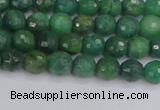 CCJ410 15.5 inches 4mm faceted round west African jade beads