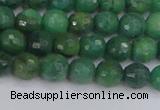 CCJ411 15.5 inches 6mm faceted round west African jade beads