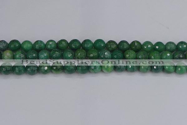 CCJ413 15.5 inches 10mm faceted round west African jade beads