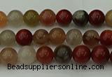 CCJ450 15.5 inches 4mm round colorful jasper beads wholesale