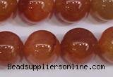 CCL08 15 inches 18mm round carnelian gemstone beads wholesale