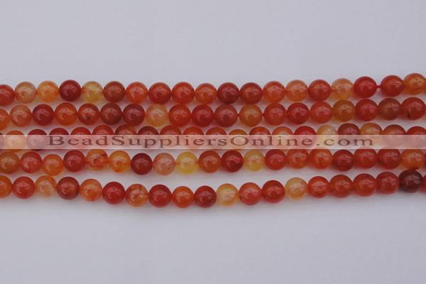 CCL62 15.5 inches 8mm round carnelian gemstone beads wholesale