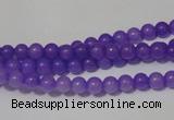 CCN09 15.5 inches 4mm round candy jade beads wholesale