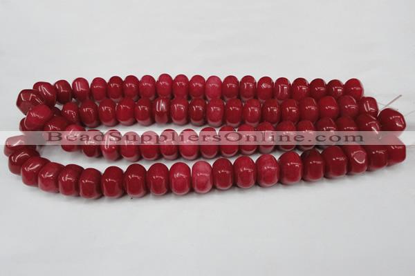 CCN100 15.5 inches 10*15mm rondelle candy jade beads wholesale