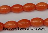 CCN110 15.5 inches 10*14mm rice candy jade beads wholesale