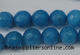 CCN1204 15.5 inches 12mm faceted round candy jade beads wholesale