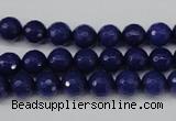 CCN1213 15.5 inches 8mm faceted round candy jade beads wholesale