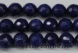 CCN1214 15.5 inches 10mm faceted round candy jade beads wholesale