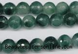 CCN1284 15.5 inches 10mm faceted round rainbow candy jade beads