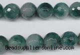 CCN1285 15.5 inches 12mm faceted round rainbow candy jade beads