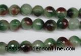 CCN1303 15.5 inches 8mm faceted round rainbow candy jade beads