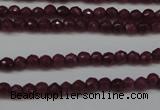 CCN1312 15.5 inches 3mm faceted round candy jade beads wholesale