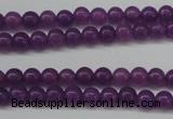 CCN1340 15.5 inches 4mm round candy jade beads wholesale