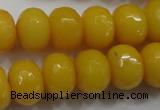 CCN1397 15.5 inches 12*16mm faceted rondelle candy jade beads