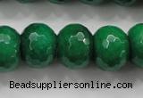 CCN1417 15.5 inches 12*16mm faceted rondelle candy jade beads