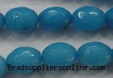 CCN1494 15.5 inches 12*16mm faceted rice candy jade beads wholesale