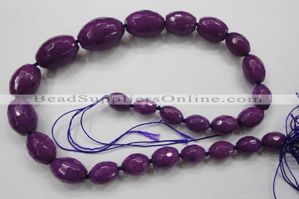 CCN1512 15.5 inches 10*14mm – 20*30mm faceted rice candy jade beads