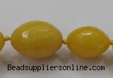 CCN1513 15.5 inches 10*14mm – 20*30mm faceted rice candy jade beads