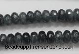 CCN1601 15.5 inches 6*10mm faceted rondelle candy jade beads