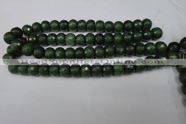 CCN172 15.5 inches 12*16mm faceted rondelle candy jade beads