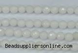 CCN1800 15 inches 4mm faceted round candy jade beads wholesale