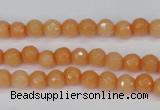 CCN1820 15 inches 4mm faceted round candy jade beads wholesale