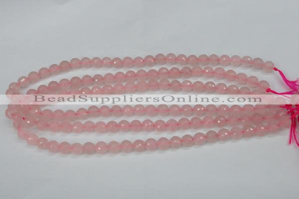 CCN1850 15 inches 4mm faceted round candy jade beads wholesale