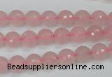 CCN1851 15 inches 6mm faceted round candy jade beads wholesale