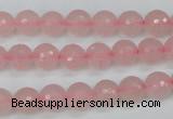 CCN1852 15 inches 8mm faceted round candy jade beads wholesale