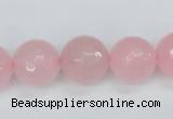 CCN1855 15 inches 14mm faceted round candy jade beads wholesale