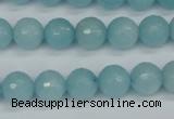 CCN1863 15 inches 10mm faceted round candy jade beads wholesale