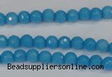 CCN1870 15 inches 4mm faceted round candy jade beads wholesale