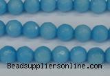 CCN1872 15 inches 8mm faceted round candy jade beads wholesale