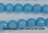 CCN1873 15 inches 10mm faceted round candy jade beads wholesale