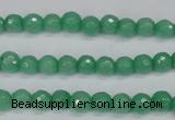 CCN1880 15 inches 4mm faceted round candy jade beads wholesale