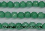 CCN1882 15 inches 8mm faceted round candy jade beads wholesale