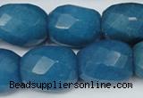 CCN189 15.5 inches 18*22mm faceted drum candy jade beads