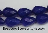 CCN192 15.5 inches 10*14mm faceted teardrop candy jade beads