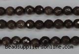 CCN1931 15 inches 6mm faceted round candy jade beads wholesale