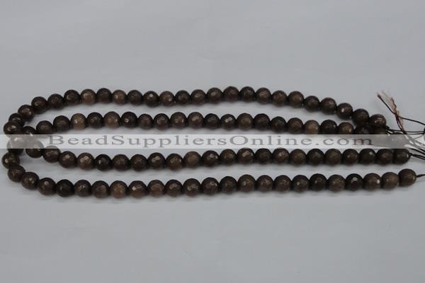 CCN1932 15 inches 8mm faceted round candy jade beads wholesale